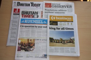 Bhutan’s media landscape is a mix of diverse media outlets - thanks to the liberalisation of media licensing policy in 2006. Photo: Bhutan Media Foundation