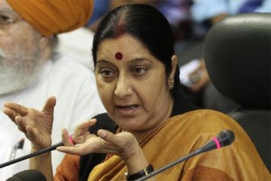 Indian Foreign Affairs Minister Sushma Swaraj